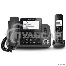 Телефон беспроводной (DECT) Panasonic KX-TGF320RUM серый металлик автооветчик АОН