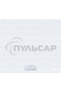 Индукционная варочная панель Bosch PUE612BB1J, 60 см, индукция,сенсорное управление, белый