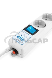 Фильтр-удлинитель Power Cube PRO, 1,9 м, LC контур, 16А/3,5кВт