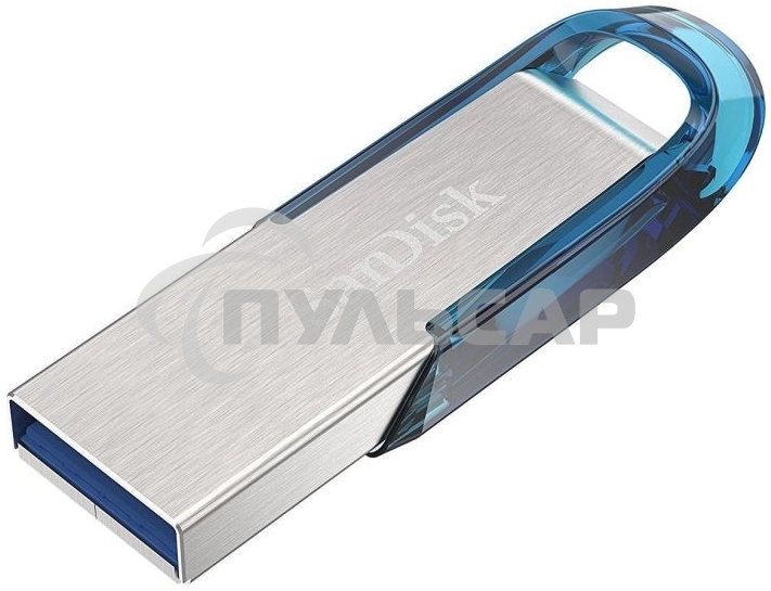 Флешка USB 128Gb SanDisk CZ73 Ultra Flair, USB 3.0, Tropical Blue