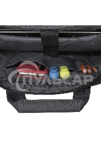 Сумка ExeGate Business ECC-215 Black, черная, полиэстер повышенной плотности 600D, 15.6