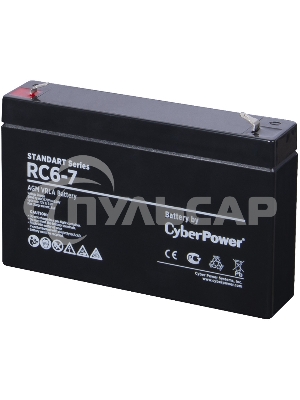 Аккумуляторная батарея SS CyberPower RC 6-7 / 6 В 7 А·ч Battery CyberPower Standart series RC 6-7 / 6V 7 Ah