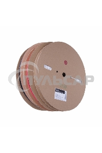 Термоусаживаемая трубка Rexant 3,0/1,5 мм, черная (бухта 200 м)