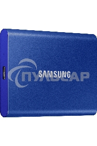 Внешний SSD Samsung T7, 2TB, USB 3.2 Gen 2 Type-C, R/W 1050/1000, синий