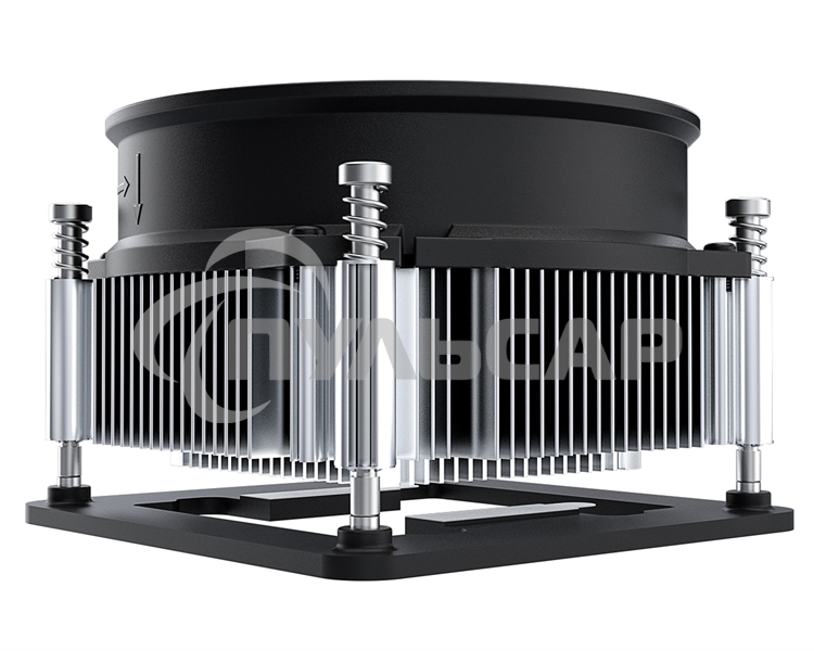 Кулер ID-COOLING DK-19 PWM серебристый/черный 92мм алюминий 2200rpm 26db 4-pin 95W 55мм