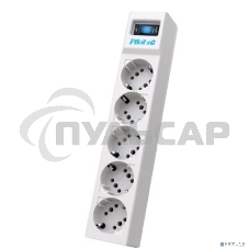Сетевой фильтр ZIS PILOT Surge protector Pilot SG5 5 outlets (GP), 10A / 2.2kVt, automatic circuit-breaker, 7 m