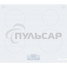 Индукционная варочная панель Bosch PUE612BB1J, 60 см, индукция,сенсорное управление, белый