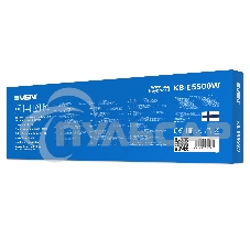 Клавиатура беспроводная SVEN KB-E5500W USB черный