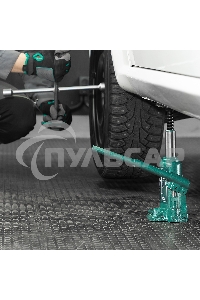 Домкрат гидравлический Сибртех бутылочный, 5т, 180-340мм, в пласт. кейсе