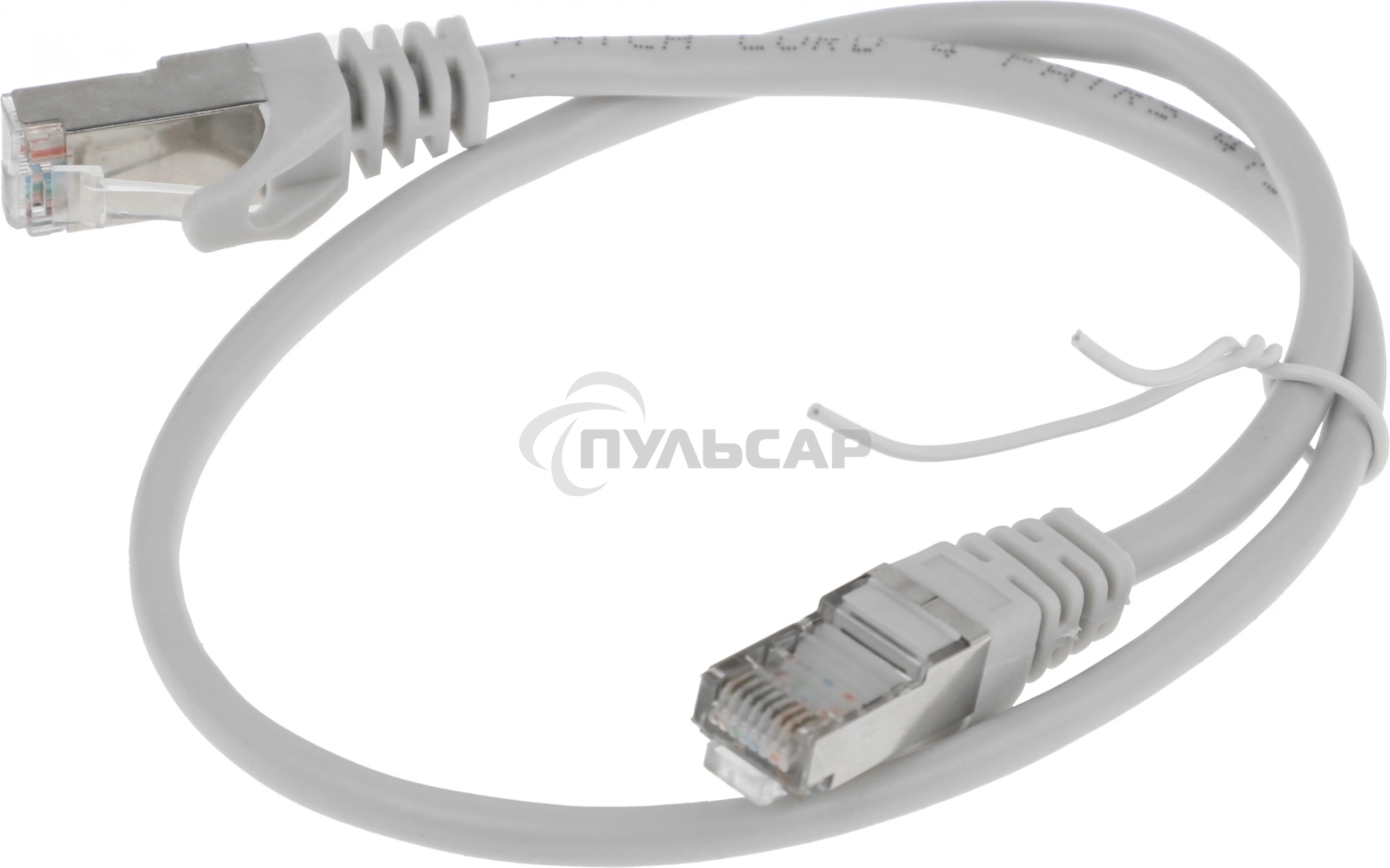 Патч-корд Premier PP22-0.5M 1000Gbит/с FTP 4 пары cat.5E CCA molded 0.5м серый RJ-45 (m)-RJ-45 (m)