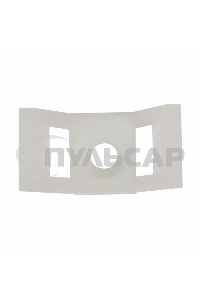 Площадка для крепления стяжки Rexant (ПС-2) 29x15 мм, белая, упаковка 100 шт.