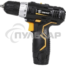 Дрель-шуруповерт Deko GCD12DU3, Аккумуляторная, 12В, 1 АКБ