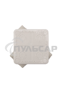 Коробка распределительная наружного монтажа с откидной крышкой 100х100х50 мм, IP54 Rexant