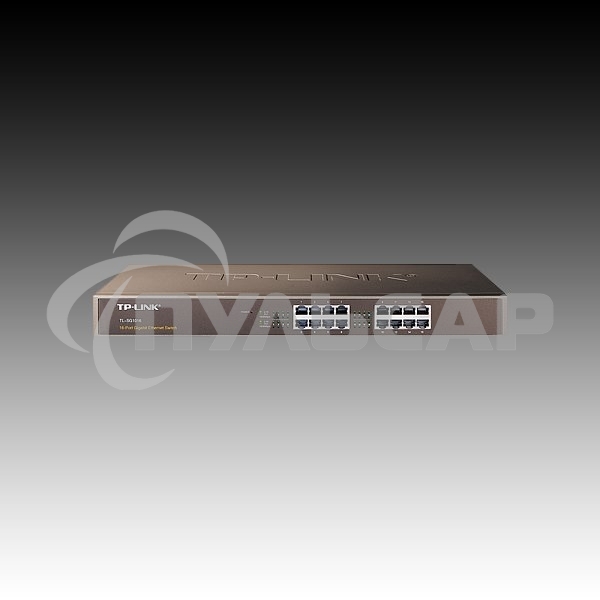 Коммутатор TP-Link SMB TL-SG1016 Коммутатор 16-port Gigabit Switch, 1U 19-inch rack-mountable steel case