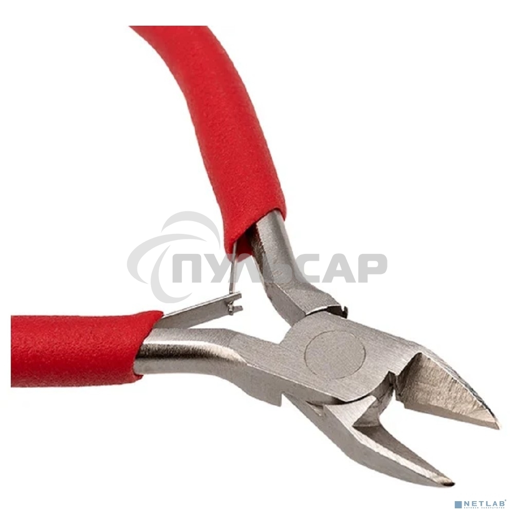 Кусачки для точных работ Rexant 115 мм никелированные, авторазжим, обливные рукоятки