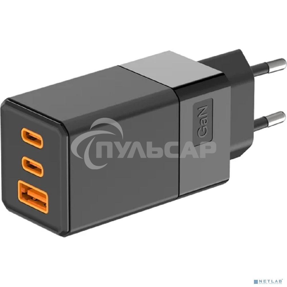 Сетевое зарядное устройство USB-A и 2 USB-C, 65Вт Rexant