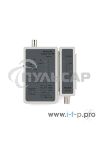 Монтажный инcтрумент Тестер LAN Gembird NCT-1, для RJ-45, RG-58