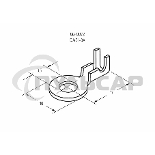 Наконечник кольцевой Rexant, ø3.5 мм, 0.5-0.8 мм² (НК 3-0,5-0,8)