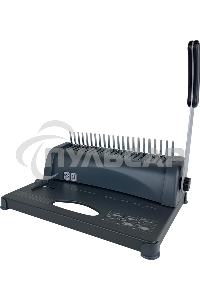 Переплетчик ГЕЛЕОС БП-12 на пластиковую пружину, А4, ручная перфорация 12 листов, переплет макс до 500 л., глубина перфорации 3,5-5,5 мм