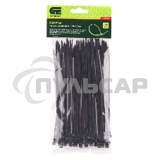 Хомуты, 180 х 3,6 мм, пластиковые, черные, 100 шт. Сибртех