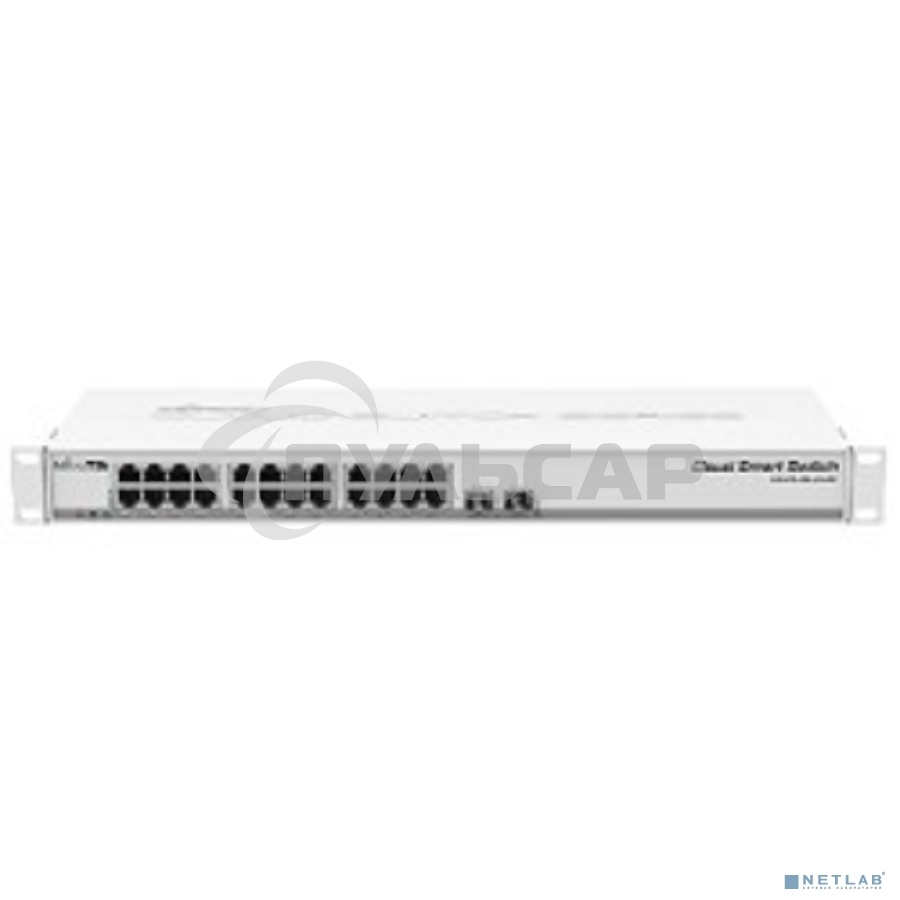 Коммутатор MikroTik CSS326-24G-2S+RM 24х Gigabit RJ45, 2х SFP+