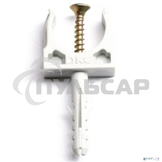 Держатель с защелкой и дюбелем. д.20мм 51320 DKC