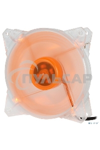 Вентилятор для корпуса Crown CMCF-12025S-1213 прозрачный/оранжевый, 120 мм, 1650 об/мин, 28 дБ, 3 pin
