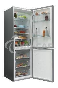 Холодильник Candy CCRN 6180S серебро двухкамерный 227/106л морозилка снизу, No Frost