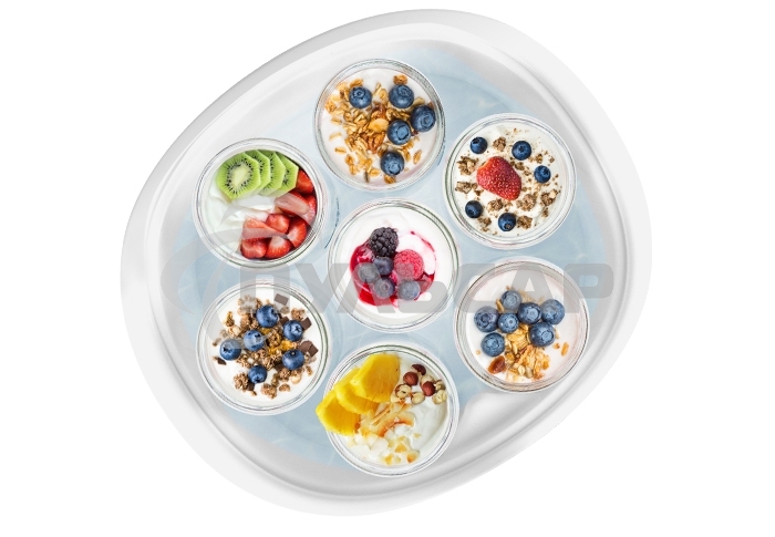 Йогуртница Centek CT-1442 15 Вт, 200 мл, емкостей - 7 шт, материал баночек - стекло, белый