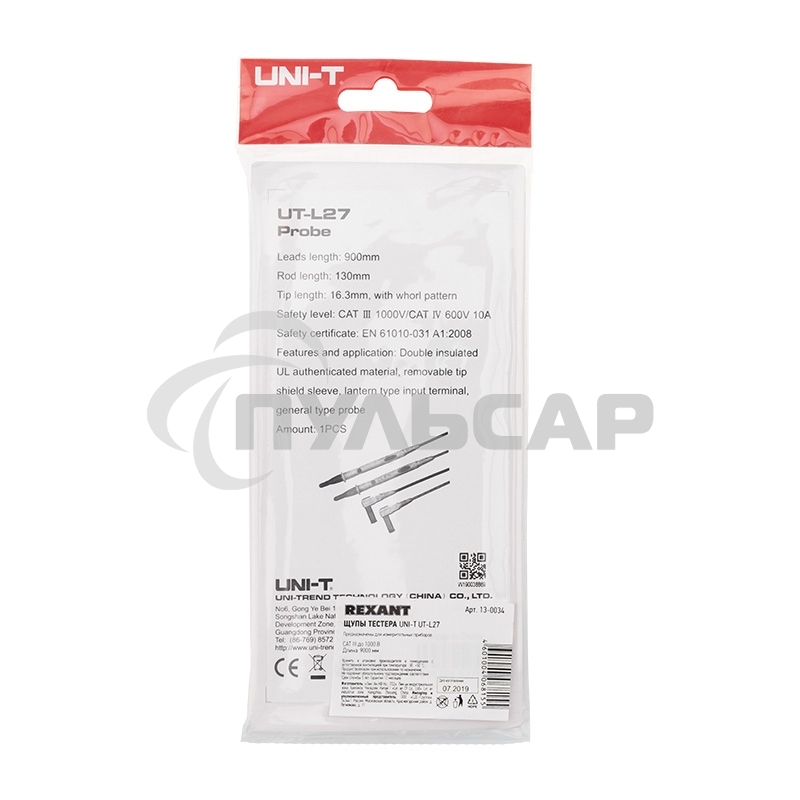 Щупы тестера UNI-T UT-L27
