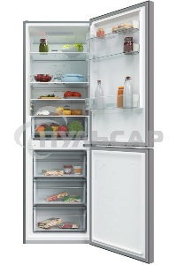 Холодильник Candy CCRN 6180S серебро двухкамерный 227/106л морозилка снизу, No Frost