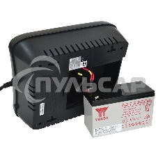 Источник бесперебойного питания Powercom Back-UPS SPIDER, Line-Interactive, LCD, AVR, 1100VA/605W, Schuko, USB, черный (1452054)