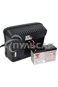 Источник бесперебойного питания Powercom Back-UPS SPIDER, Line-Interactive, LCD, AVR, 1100VA/605W, Schuko, USB, черный (1452054)