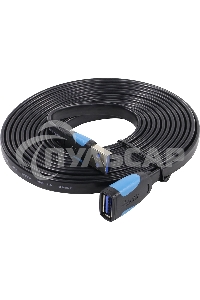 Кабель-удлинитель Vention USB 3.0 AM/AF - 3 м плоский VAS-A13-B300