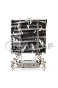 Кулер для процессора ExeGate ESNK-P0050AP4.PWM.4U.2011.Cu серебристый, 92 мм, алюминий/медь, 3800 об/мин, 44 дБ, 4 pin, 165 Вт, 125.8 мм