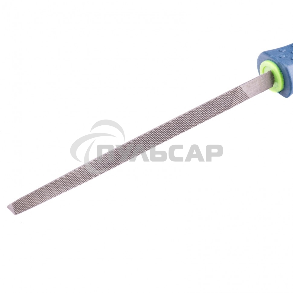 Напильник, 150 мм, трехгранный, двухкомпонентная рукоятка, №2 Сибртех