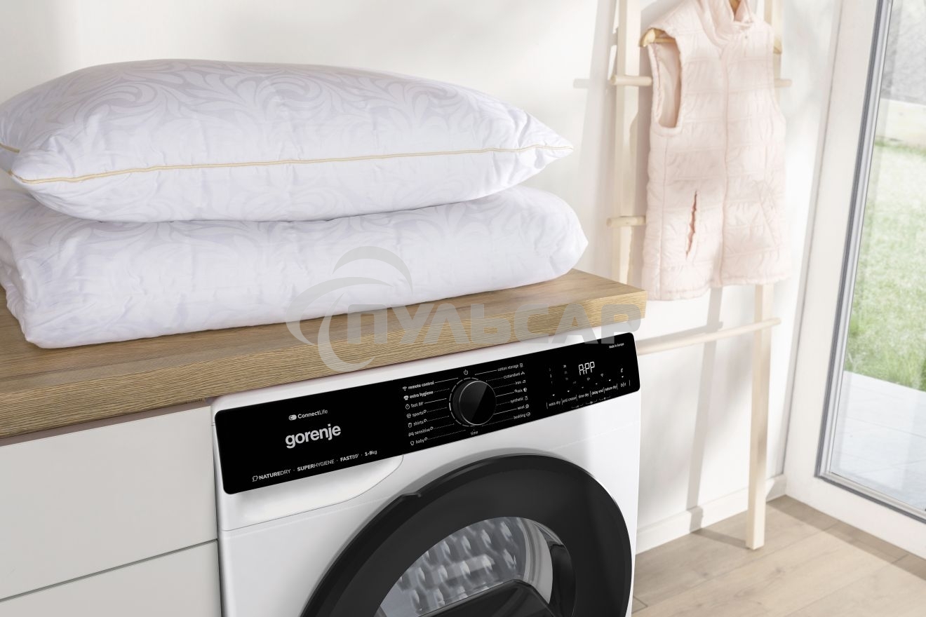 Сушильная машина Gorenje DPNA82WIFI/C белый, 8 кг, сушка - конденсационная, программ - 15, 60 x 85 x 65.3 см
