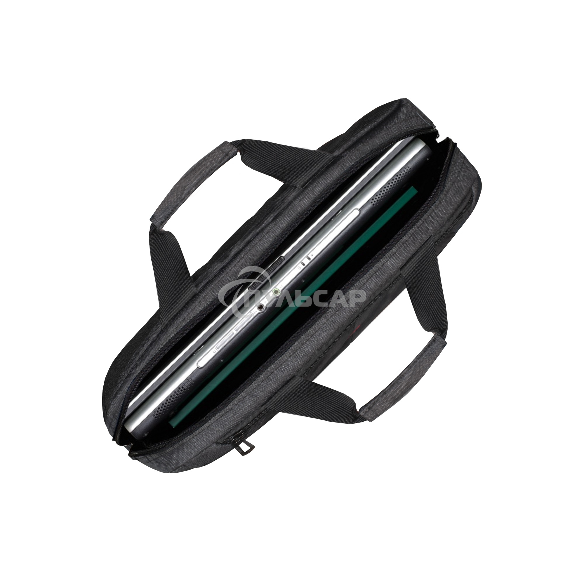 Сумка ExeGate BusinessPro EСС-012 Black, water resistant, черная, водоотталкивающий полиэстер, 15.6