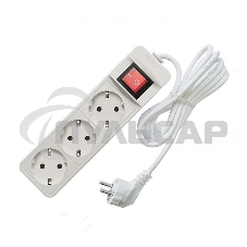 Удлинитель 3х3м с заземл. 16А IP20 3.5кВт с выкл. Союз 481S-8303 Удлинитель 3х3м с заземл. 16А IP20 3.5кВт с выкл. Союз 481S-8303