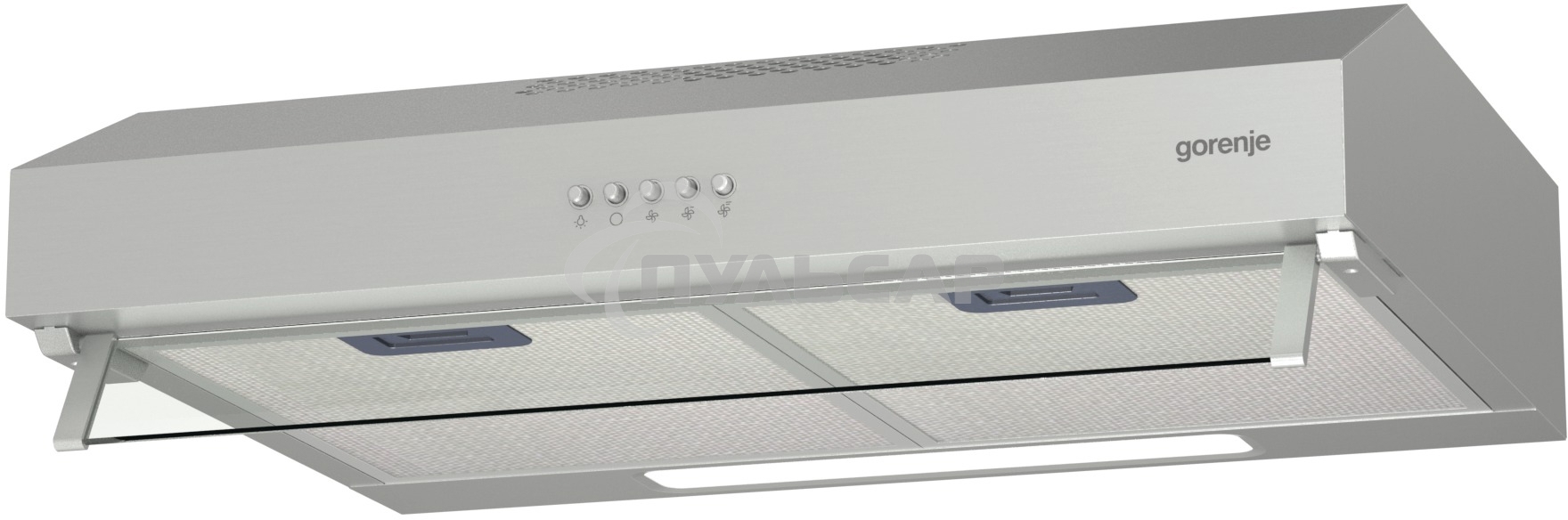 Вытяжка подвесная Gorenje WHU629EX/M нержавеющая сталь, 60 см, 249 м³/ч, 67 дБ