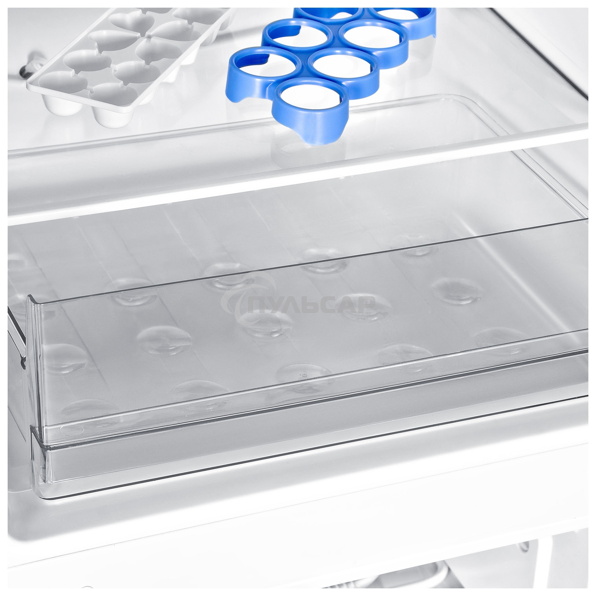 Холодильник Hyundai CC2051WT белый двухкамерный 120/34л морозилка снизу, капельная система