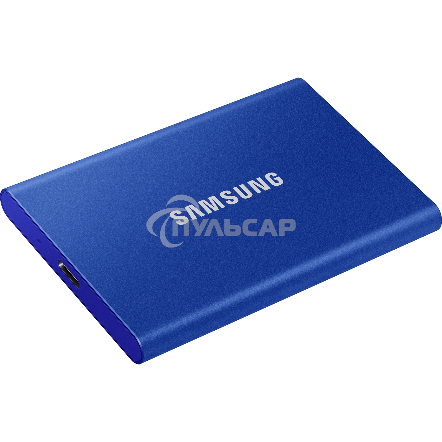 Внешний SSD Samsung T7, 2TB, USB 3.2 Gen 2 Type-C, R/W 1050/1000, синий