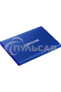 Внешний SSD Samsung T7, 2TB, USB 3.2 Gen 2 Type-C, R/W 1050/1000, синий