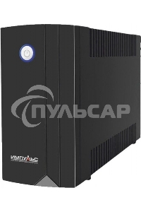 Источник бесперебойного питания Импульс Юниор 850 850 ВА/480 Вт, LED, АКБ 1х5.6А·ч, IEC-C13x4,черный