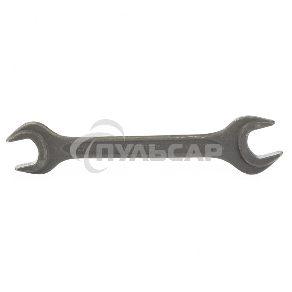 Ключ рожковый,27 х 30 мм, CrV, фосфатированный, ГОСТ 2839 Сибртех