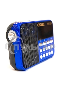 Радиоприемник Сигнал РП-224, бат. 3*АА (не в компл.), 220V, акб 400мА/ч, USB, SD, дисплей, фонарик