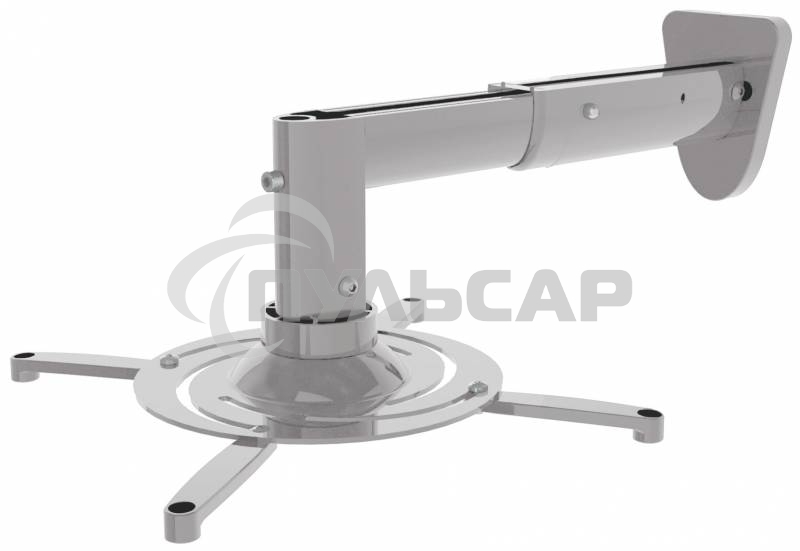 Кронштейн для проектора Cactus CS-VM-PR05B-AL серебристый макс.10кг настенный и потолочный поворот и наклон