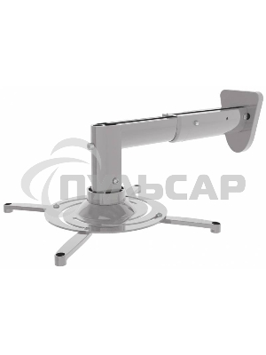 Кронштейн для проектора Cactus CS-VM-PR05B-AL серебристый макс.10кг настенный и потолочный поворот и наклон