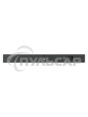 Настраиваемый L2 коммутатор D-Link DGS-1100-26MPV2/A3A с 24 портами 10/100/1000Base-T и 2 комбо-портами 1000Base-T/SFP (24 порта PoE 802.3af/at, PoE-бюджет 370 Вт)