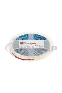 Лента светодиодная 24В, COB 8Вт/м, 320 LED/м, зеленый, 8мм, 5м, IP20 Rexant